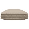 Coussin Taupe 120 x 80 x 12 cm Tissu Oxford 524119524119