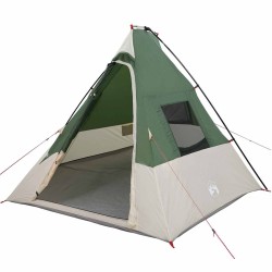 Tente Tipi avec toit Vert 383 x 338 x 217 cm taffetas 524124524124