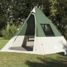 Tente Tipi avec toit Vert 383 x 338 x 217 cm taffetas 524124524124