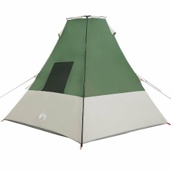 Tente Tipi avec toit Vert 383 x 338 x 217 cm taffetas 524124524124