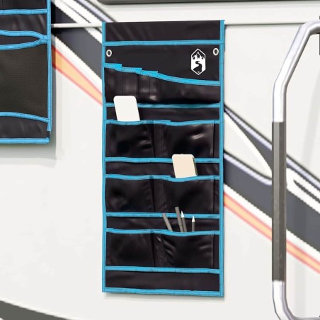 Sac de rangement avec stockage Noir et Bleu 63,5 x 40 cm oxford 524145524145