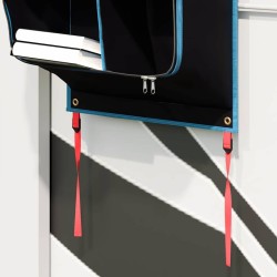 Sac de rangement avec stockage Noir et Bleu 140 x 43 cm oxford 524146524146