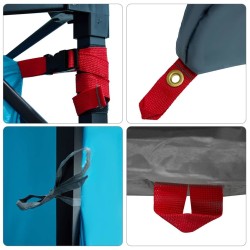 Tente intérieure avec toit Bleu 291 x 291 x 240 cm taffetas 524152524152