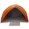 Tente Tunnel Gris et orange 410 x 285 x 198 cm taffetas 524154524154
