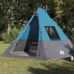 Tente Tipi avec toit Bleu 383 x 338 x 217 cm taffetas 524167524167