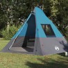 Tente Tipi avec toit Bleu 383 x 338 x 217 cm taffetas 524167524167