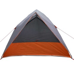 Tente de camping Gris et orange 275 x 230 x 140 cm taffetas 524170524170