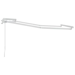 Cadre d'auvent Blanc 3 x 2 m Métal 524172524172