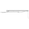 Cadre d'auvent Blanc 3 x 2 m Métal 524172524172