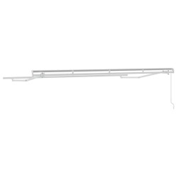 Cadre d'auvent Blanc 4 x 2 m Métal 524173524173