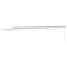Cadre d'auvent Blanc 4 x 2 m Métal 524173524173
