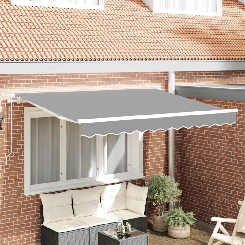 Cadre d'auvent Blanc 3,5 x 2 m Métal 524174524174