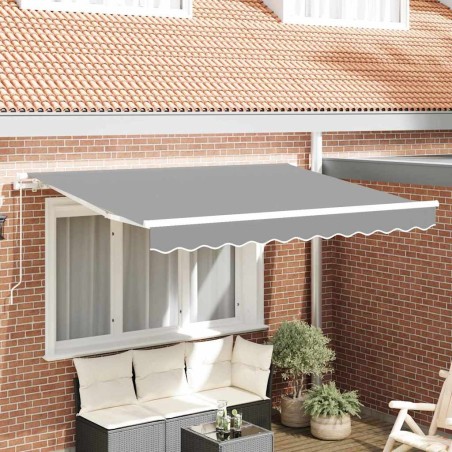 Cadre d'auvent Blanc 3,5 x 2 m Métal 524174524174