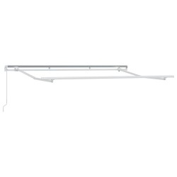 Cadre d'auvent Blanc 3,5 x 2 m Métal 524174524174