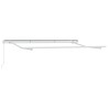 Cadre d'auvent Blanc 3,5 x 2 m Métal 524174524174
