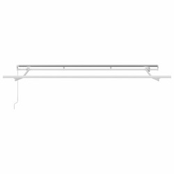Cadre d'auvent Blanc 3,5 x 2 m Métal 524174524174