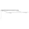 Cadre d'auvent Blanc 2,5 x 2 m Métal 524175524175