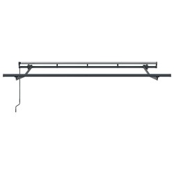 Cadre d'auvent Anthracite 3 x 2 m Métal 524176524176