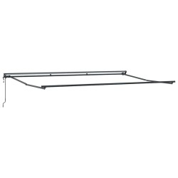 Cadre d'auvent Réglable Anthracite 5 x 3 m Acier 524177524177