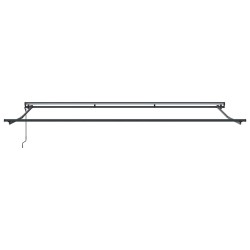 Cadre d'auvent Réglable Anthracite 5 x 3 m Acier 524177524177
