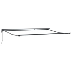 Cadre d'auvent Réglable Anthracite 4,5 × 3 m Acier 524178524178