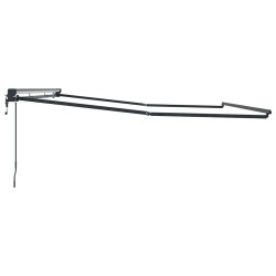 Cadre d'auvent Réglable Anthracite 4,5 × 3 m Acier 524178524178