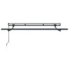 Cadre d'auvent Anthracite 2,5 x 2 m Métal 524180524180