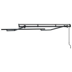 Cadre d'auvent Anthracite 2,5 x 2 m Métal 524180524180