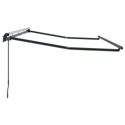 Cadre d'auvent Anthracite 4 x 2 m Métal 524181524181