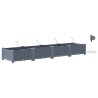 Cache-pot de jardin 4 pcs Gris Clair Plastique 524189524189
