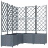 Cache-pot de jardin 5 pcs Gris Clair 120 x 120 x 143 cm 524190524190