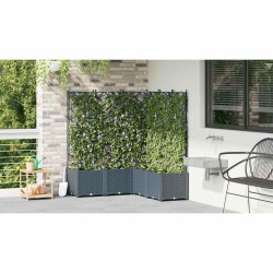 Cache-pot de jardin 5 pcs Gris Clair 120 x 120 x 143 cm 524190524190