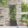 Cache-pot de jardin Marron 40 x 40 x 142 cm Plastique 524191524191