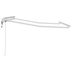 Cadre d'auvent Blanc 2,5 x 2 m Métal 524192524192