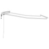 Cadre d'auvent Blanc 2,5 x 2 m Métal 524192524192