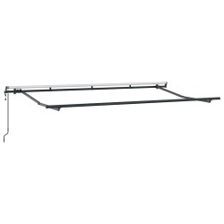 Cadre d'auvent Anthracite 4 x 2 m Métal 524193524193