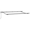 Cadre d'auvent Anthracite 4 x 2 m Métal 524193524193