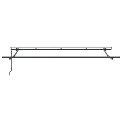 Cadre d'auvent Anthracite 4 x 2 m Métal 524193524193