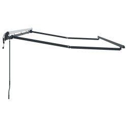 Cadre d'auvent Anthracite 4 x 2 m Métal 524193524193
