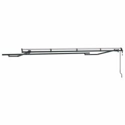 Cadre d'auvent Anthracite 4 x 2 m Métal 524193524193