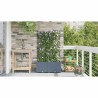 Cache-pot de jardin 2 pcs Gris Clair Plastique 524194524194