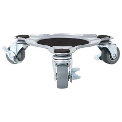 Roulettes pour meubles 4 pièces avec élévateur 19 x 17,5 x 6 cm Acier 1 000 kg 524195524195