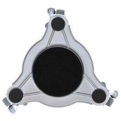 Roulettes pour meubles 4 pièces avec élévateur 19 x 17,5 x 6 cm Acier 1 000 kg 524195524195