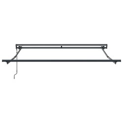 Cadre d'auvent Réglable Anthracite 3 x 2,5 m Acier 524199524199