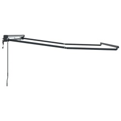 Cadre d'auvent Réglable Anthracite 3 x 2,5 m Acier 524199524199