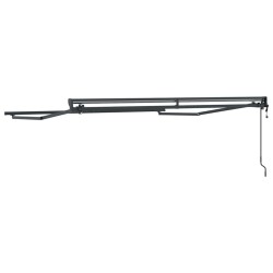Cadre d'auvent Réglable Anthracite 3 x 2,5 m Acier 524199524199