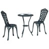 Ensemble bistro de jardin 3 pcs Vert Aluminium 524203524203