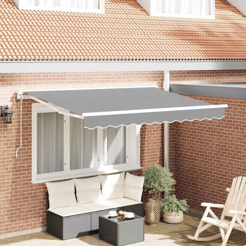 Cadre d'auvent Blanc 3 x 2 m Métal 524206524206