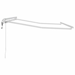 Cadre d'auvent Blanc 3 x 2 m Métal 524206524206