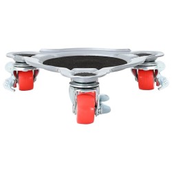 Roulettes pour meubles 4 pièces avec élévateur 14,5 x 13,5 x 4 cm Acier 400 kg 524207524207